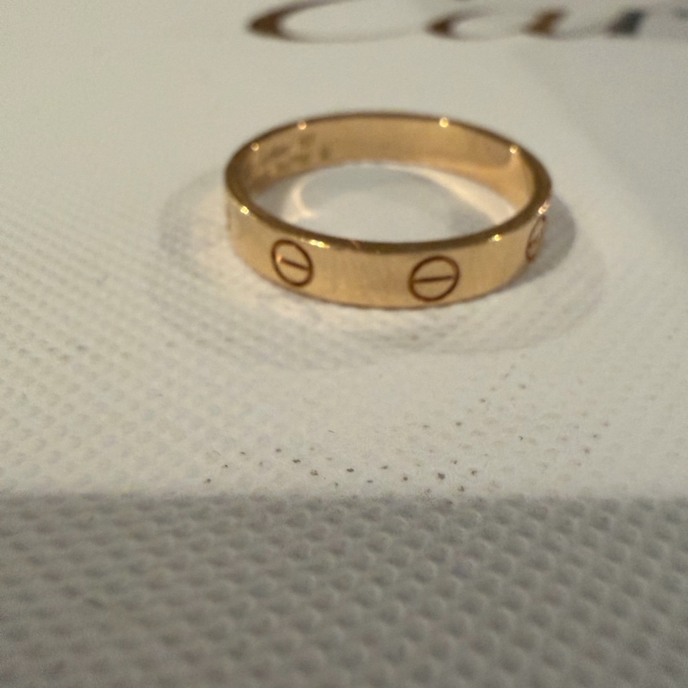 Cartier Gold Wedding Ring - Picture 4 of 16